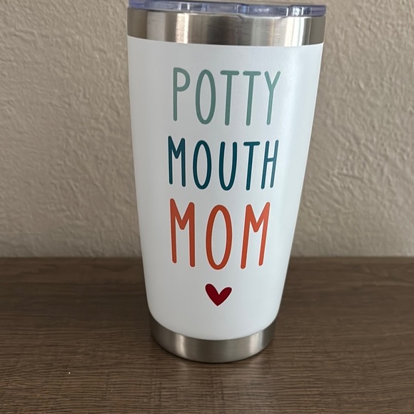 20 Ounce Stainless Steel Funny Potty Mouth Mom Tumbler Mothers Day Gift - Picture 1 of 6